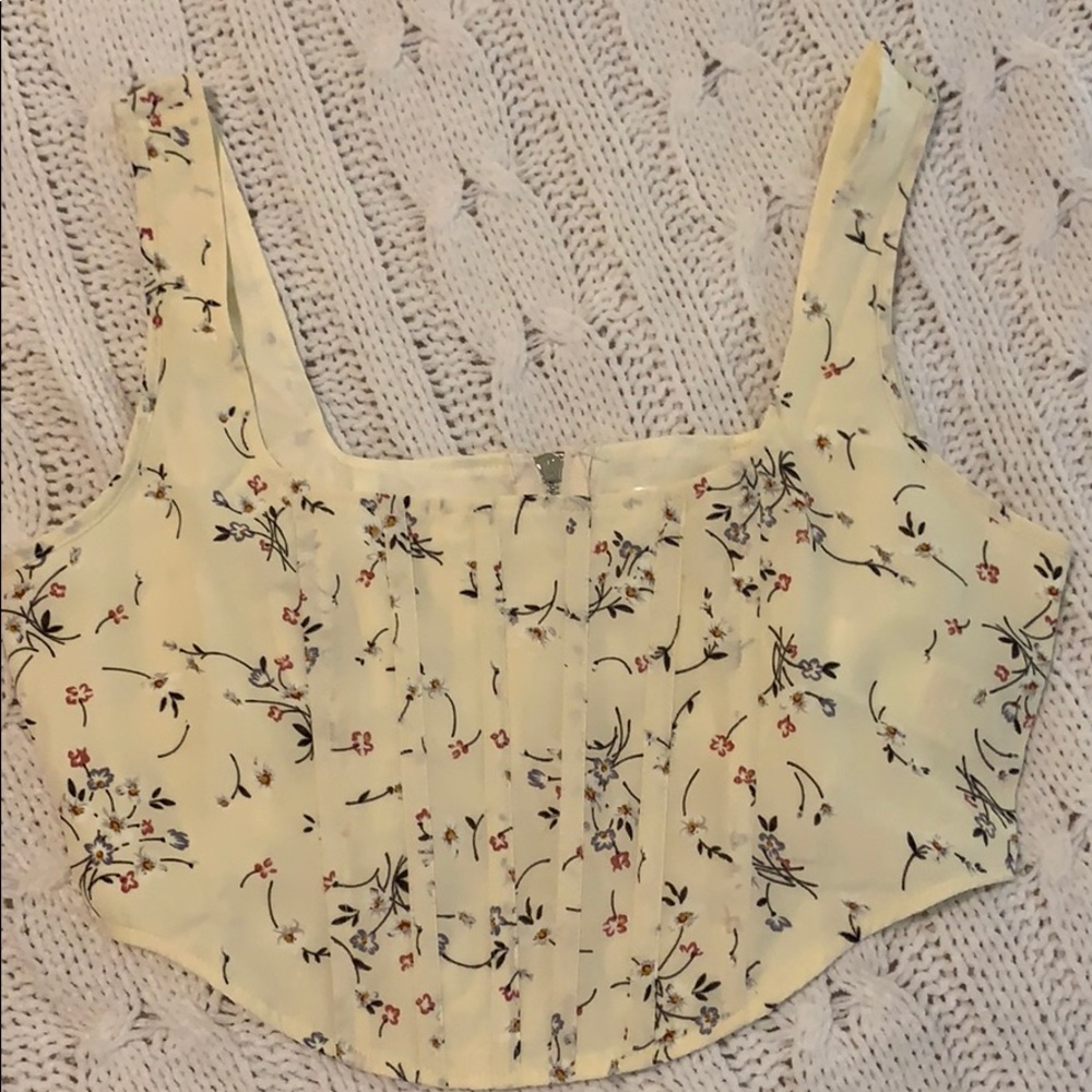ASOS floral crop top